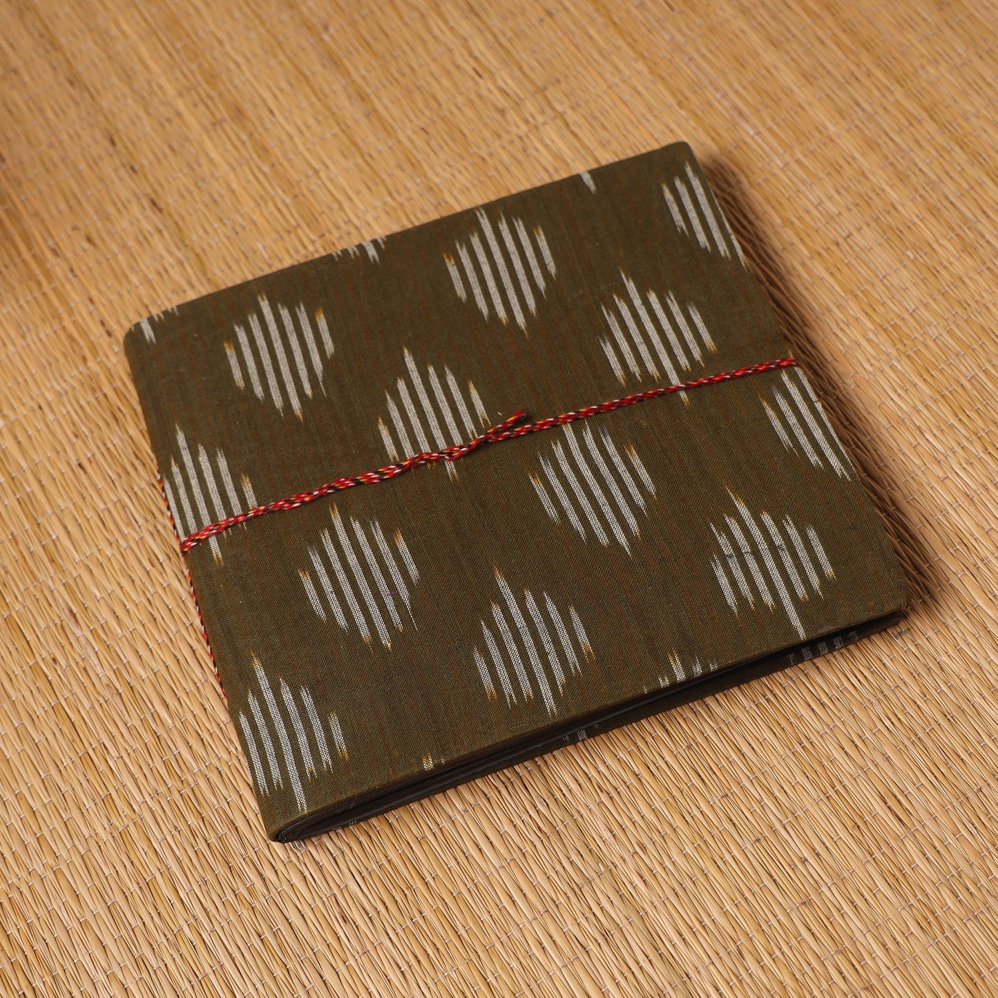Pochampally ikat fabric cover handmade paper photo album (9