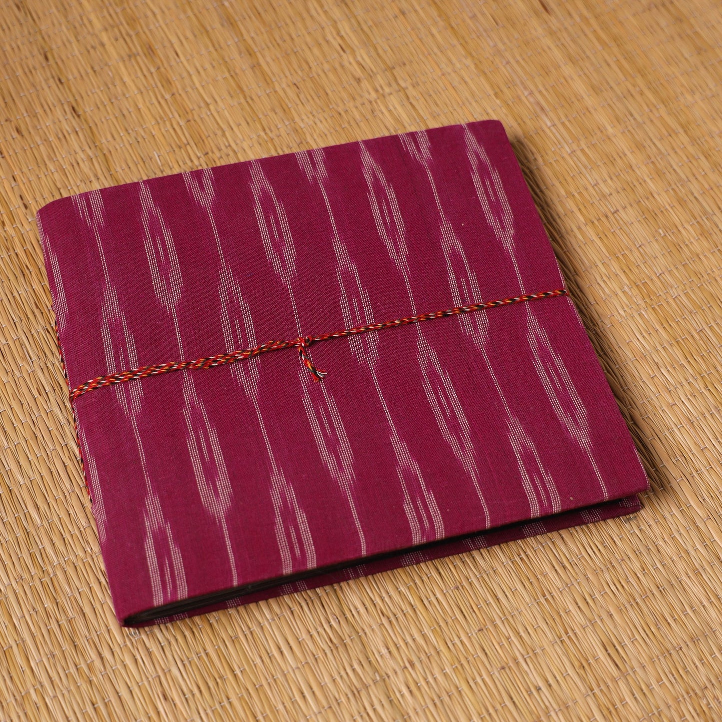 Pochampally ikat fabric cover handmade paper photo album (9