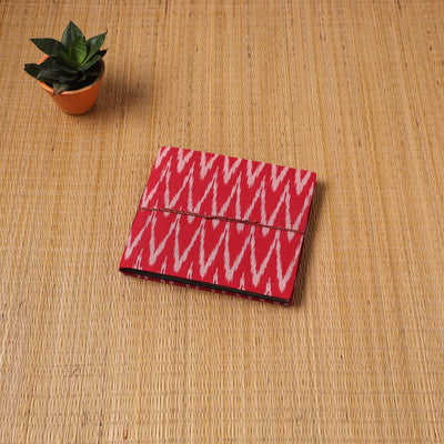 Pochampally ikat fabric cover handmade paper photo album (9