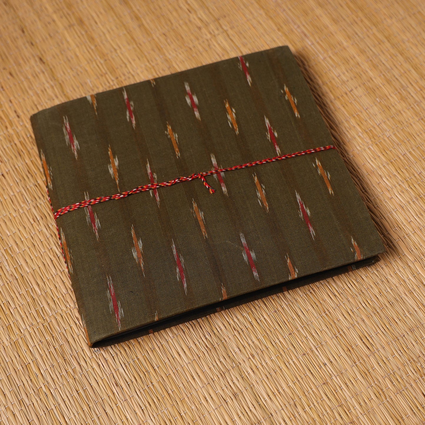 Pochampally ikat fabric cover handmade paper photo album (9