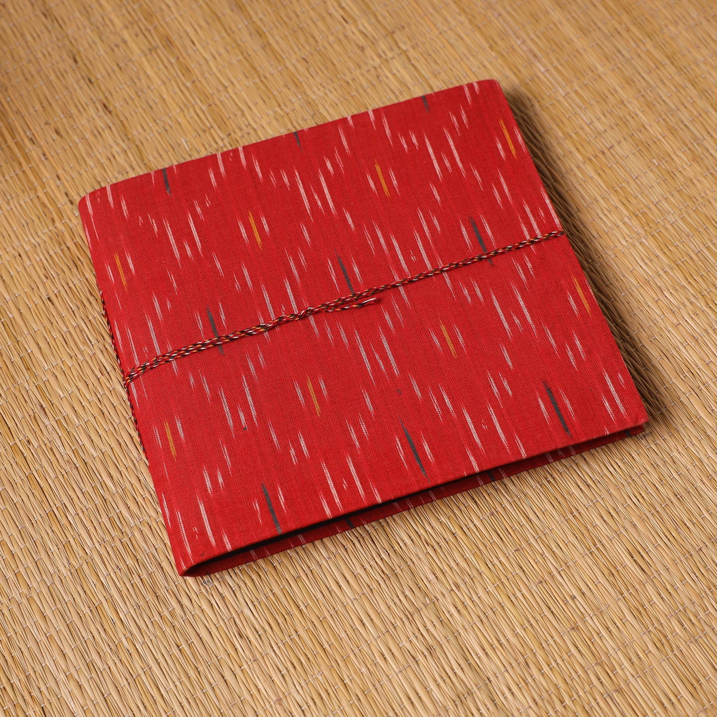 Pochampally ikat fabric cover handmade paper photo album (9