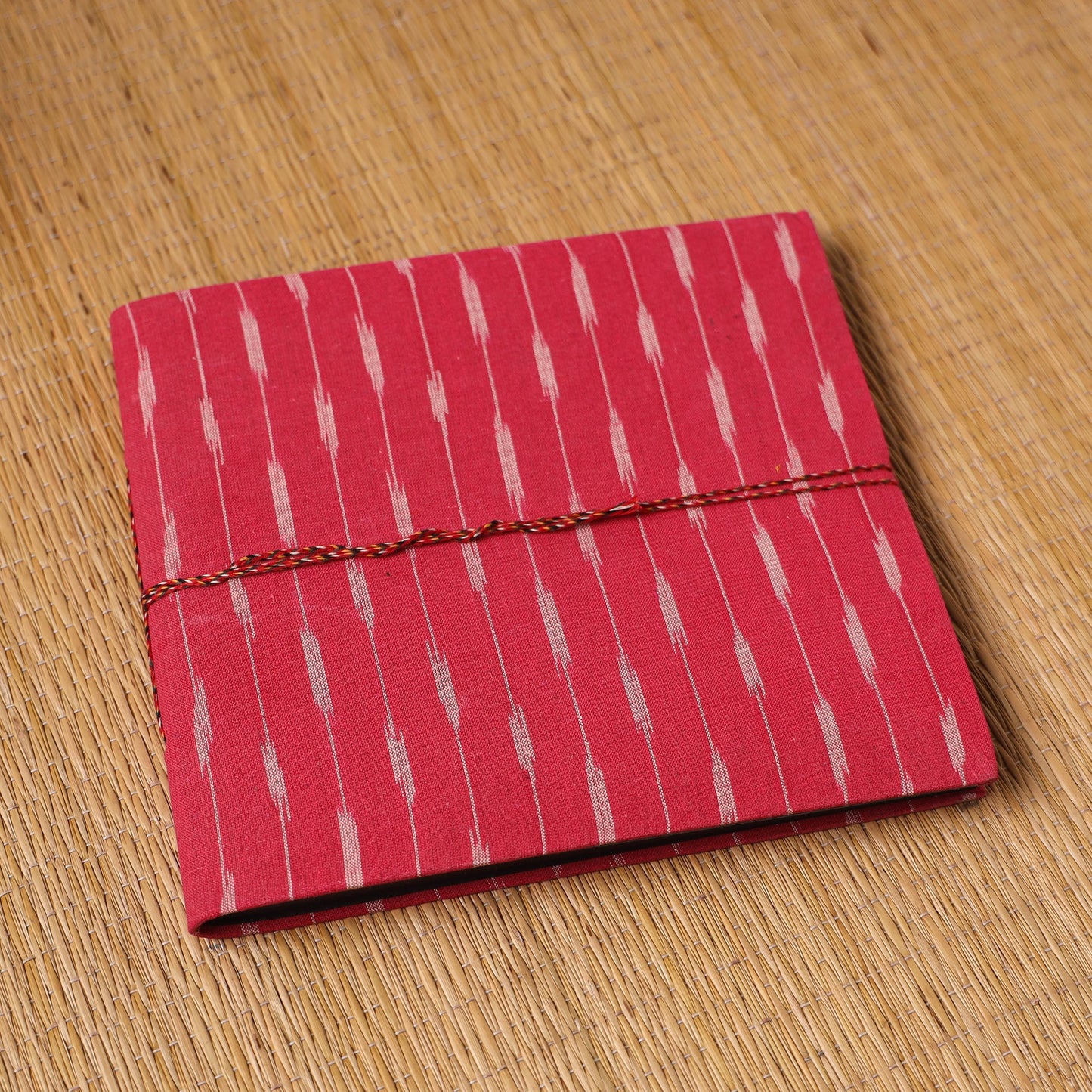 Pochampally ikat fabric cover handmade paper photo album (9