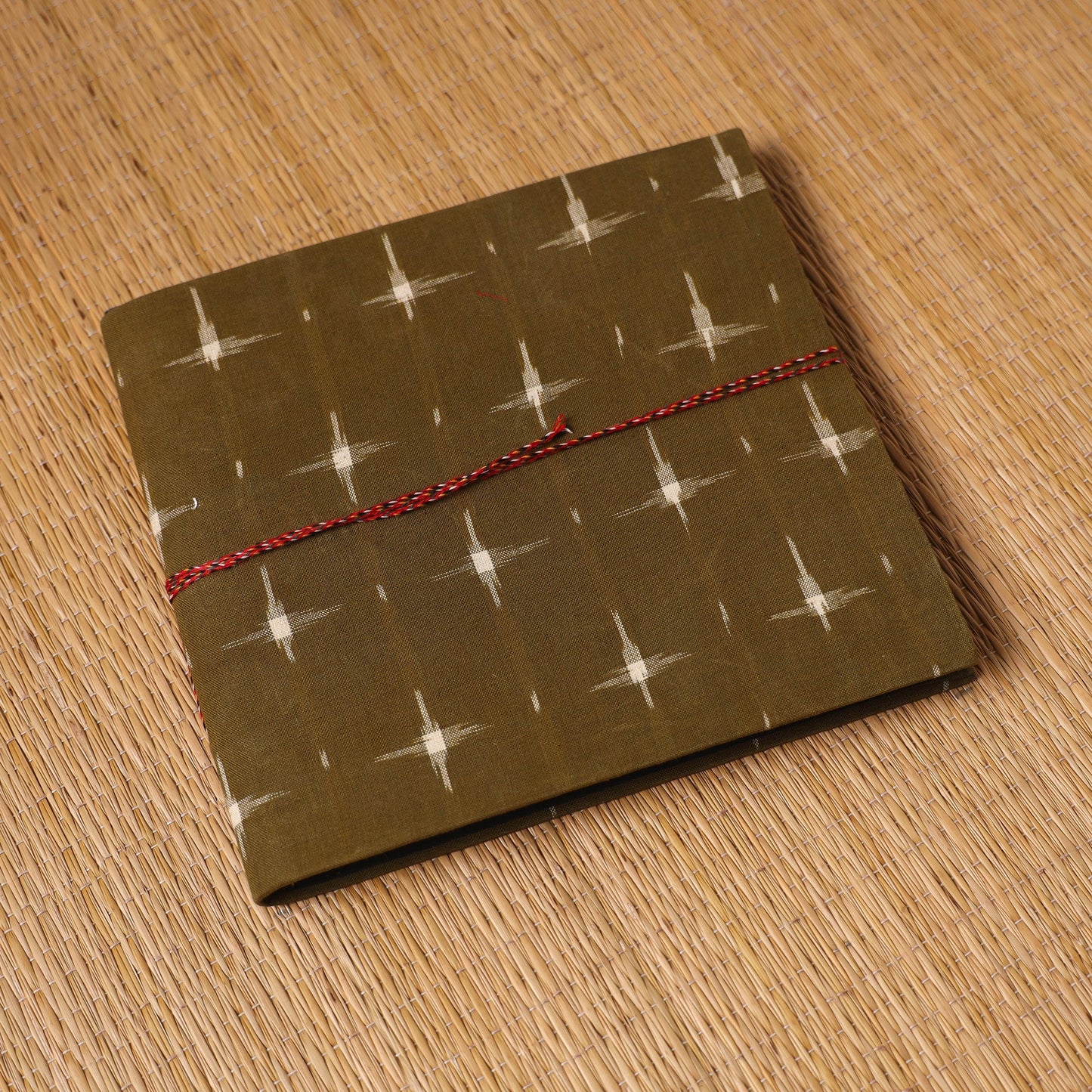 Pochampally ikat fabric cover handmade paper photo album (9