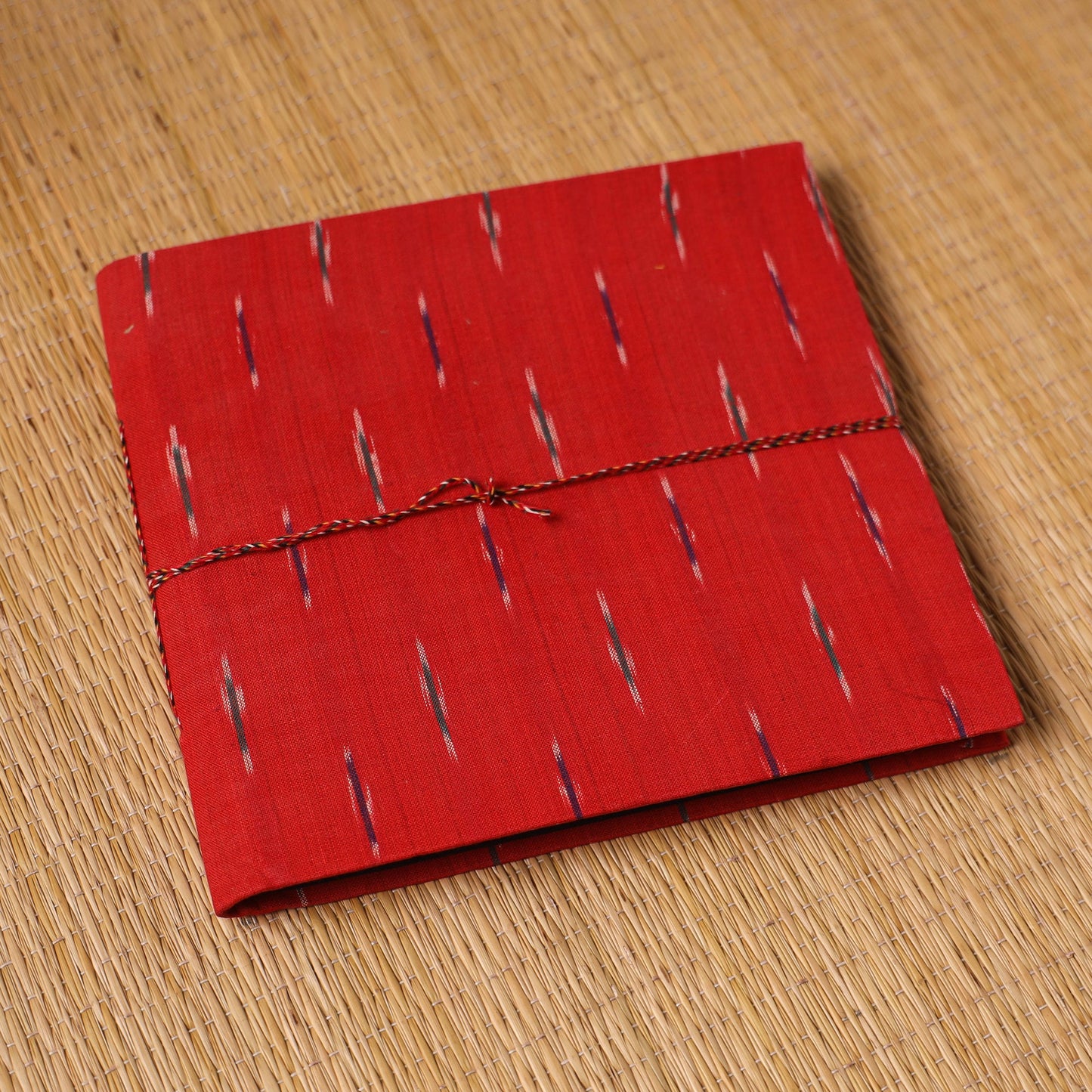 Pochampally ikat fabric cover handmade paper photo album (9