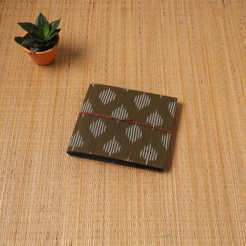 Pochampally ikat fabric cover handmade paper photo album (9