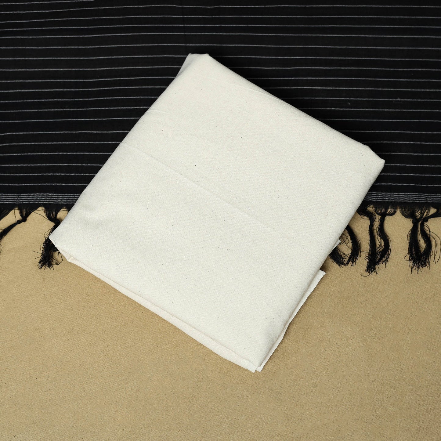 Pochampally ikat handloom cotton 3pc unstitched dress