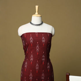 Pochampally ikat handloom cotton 3pc unstitched dress