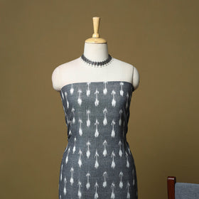 Pochampally ikat handloom cotton 3pc unstitched dress