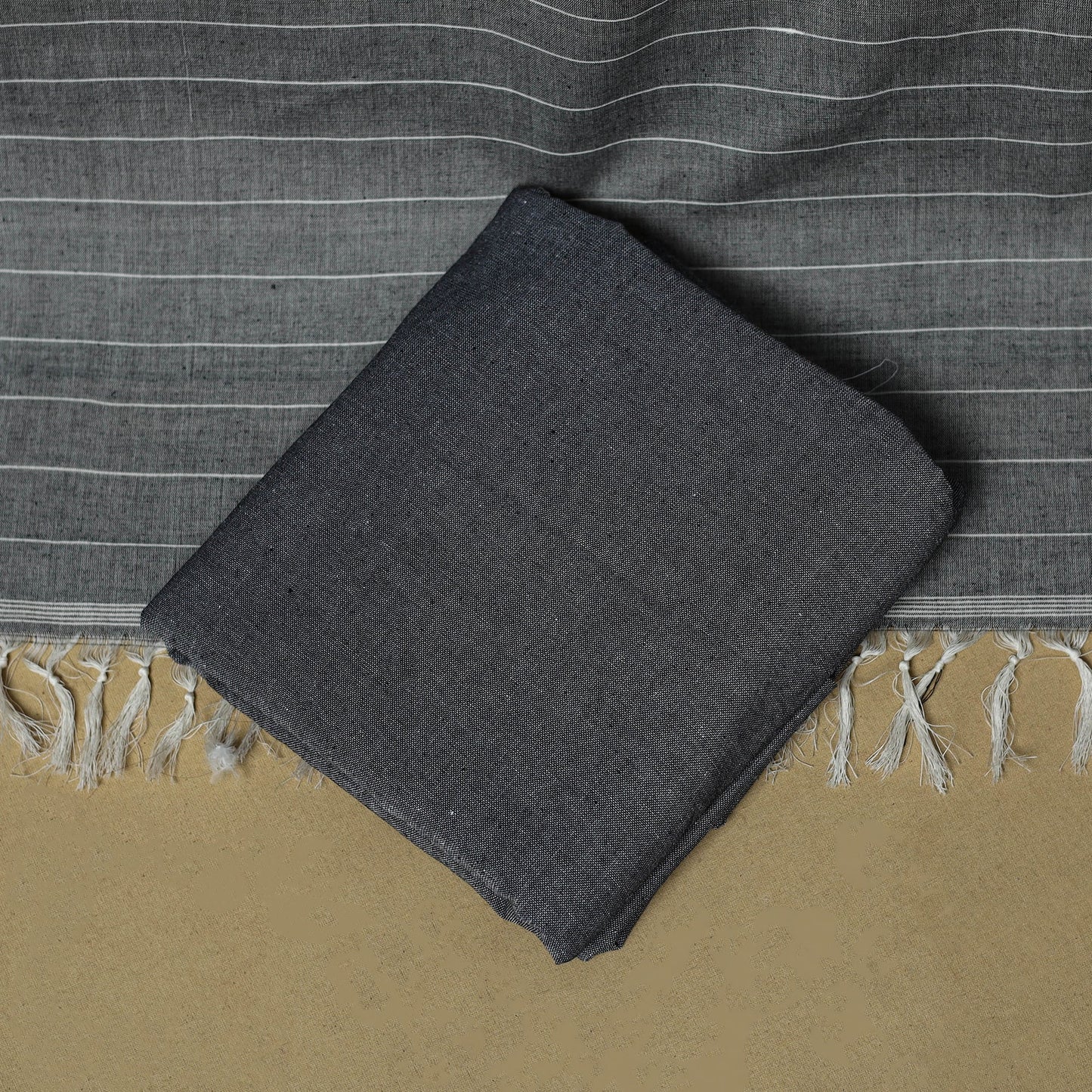 Pochampally ikat handloom cotton 3pc unstitched dress