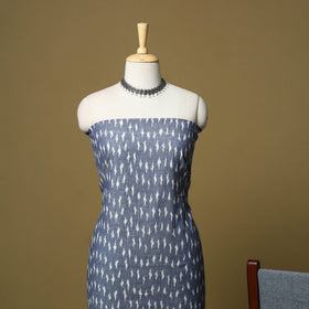 Pochampally ikat handloom cotton 3pc unstitched dress