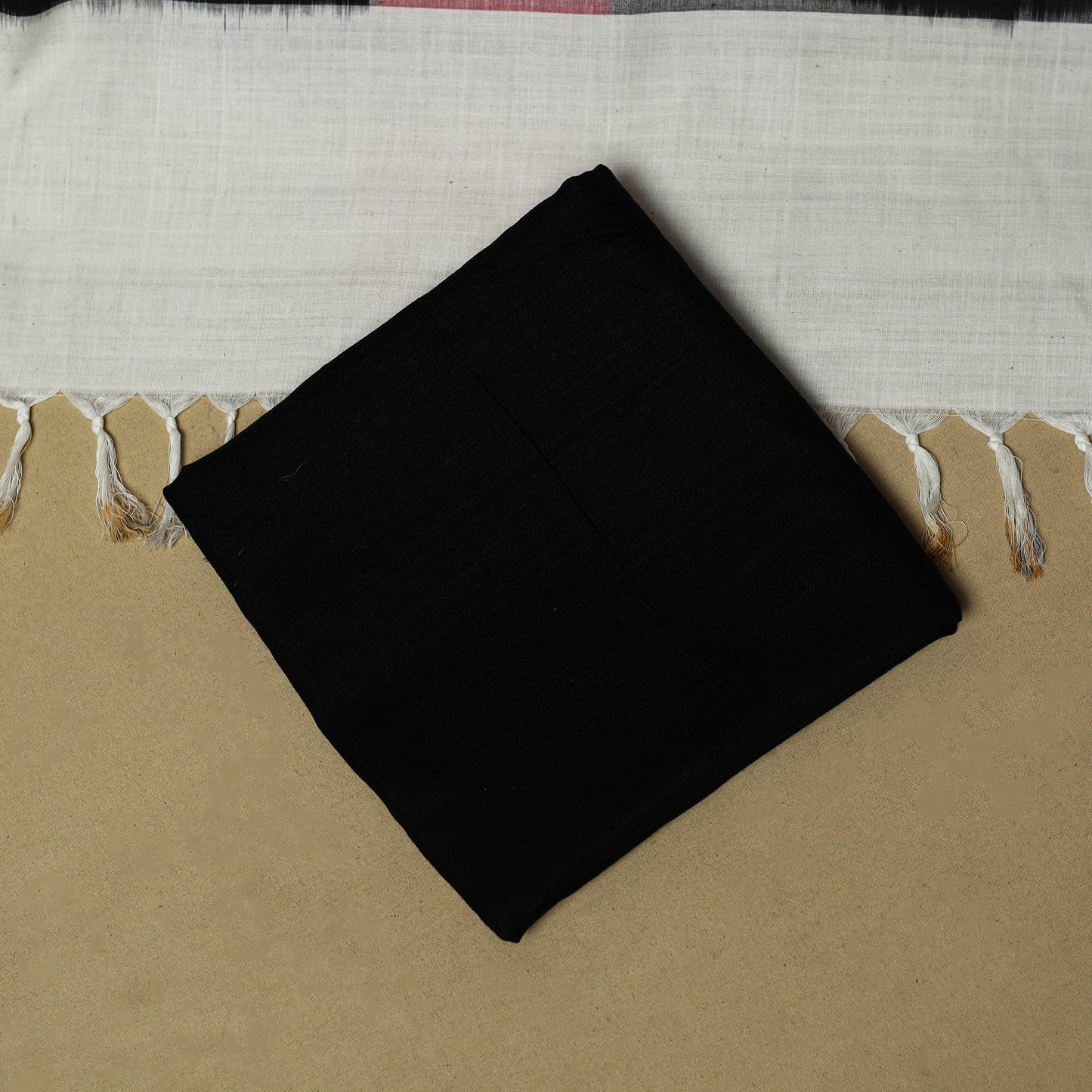 Pochampally ikat handloom cotton 3pc unstitched dress