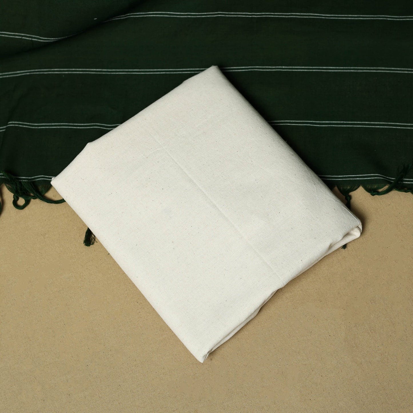 Pochampally ikat handloom cotton 3pc unstitched dress