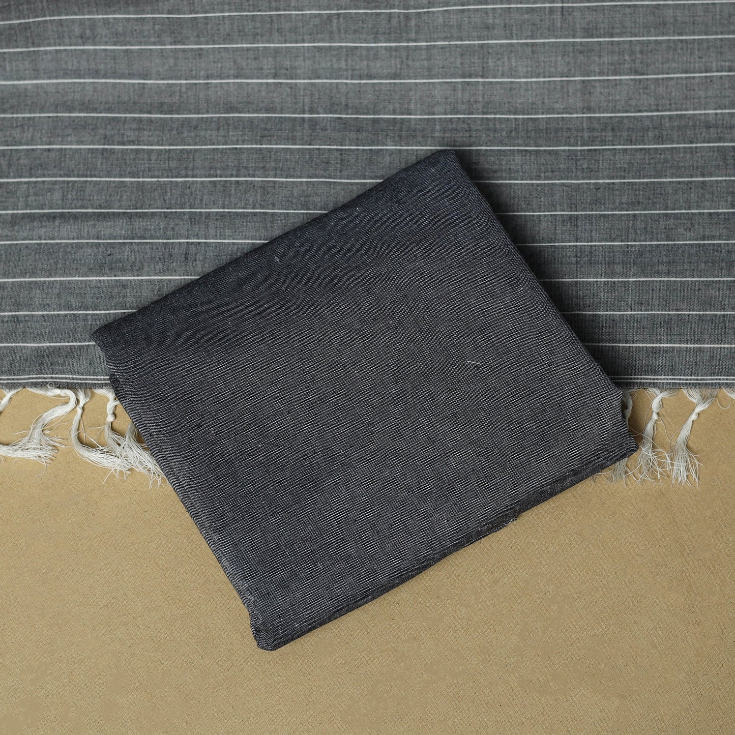 Pochampally ikat handloom cotton 3pc unstitched dress