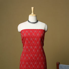 Pochampally ikat handloom cotton 3pc unstitched dress