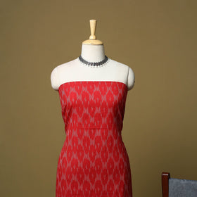 Pochampally ikat handloom cotton 3pc unstitched dress