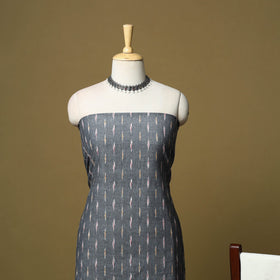 Pochampally ikat handloom cotton 3pc unstitched dress