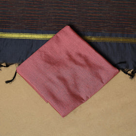 Pochampally ikat silk cotton 3pc unstitched dress material