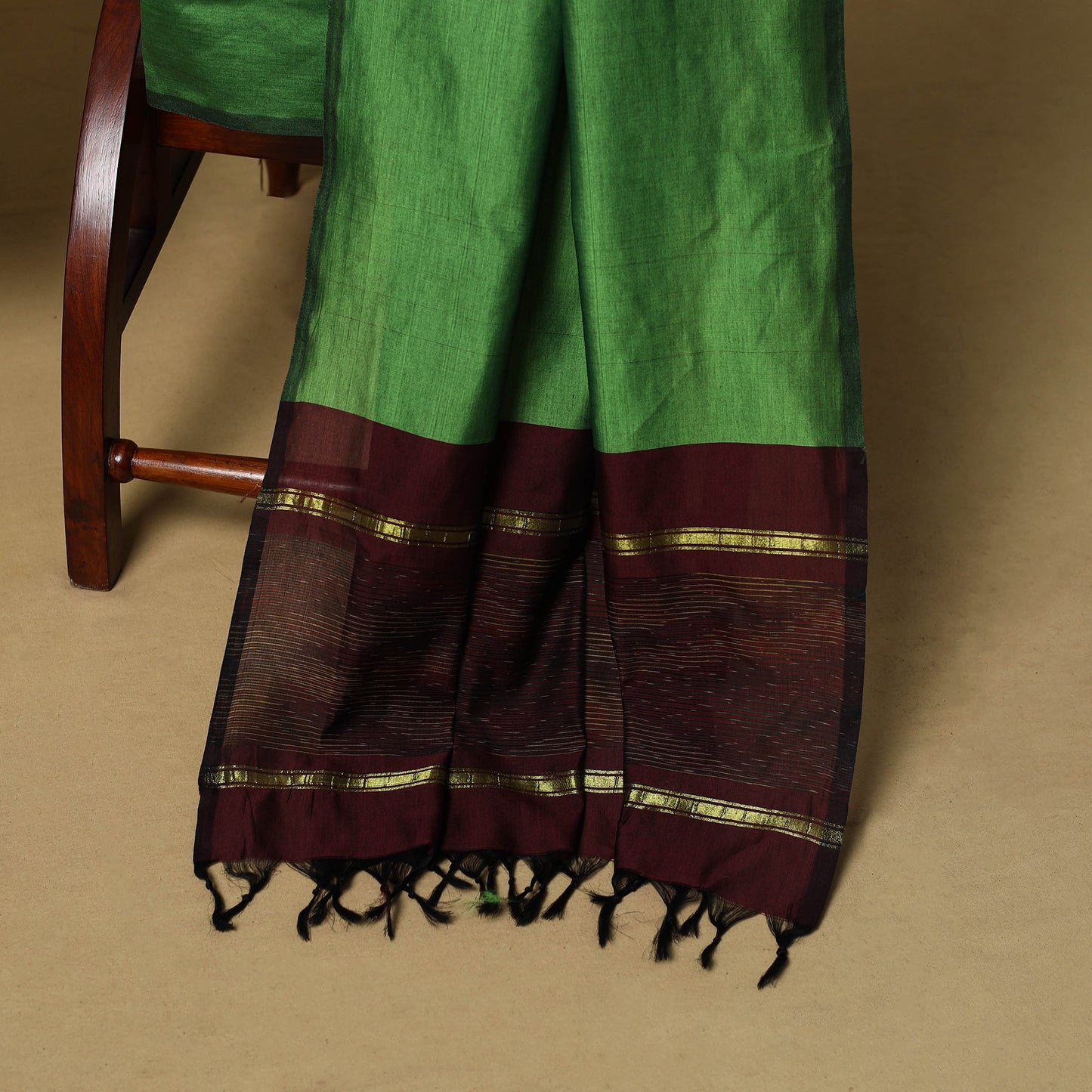 Pochampally ikat silk cotton 3pc unstitched dress material