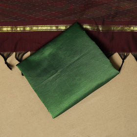 Pochampally ikat silk cotton 3pc unstitched dress material