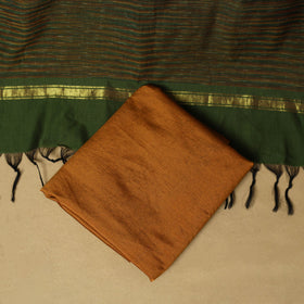 Pochampally ikat silk cotton 3pc unstitched dress material