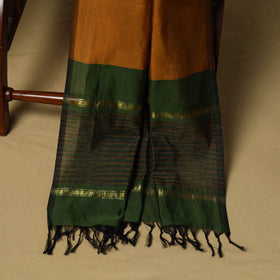 Pochampally ikat silk cotton 3pc unstitched dress material