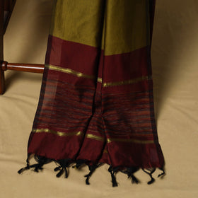 Pochampally ikat silk cotton 3pc unstitched dress material