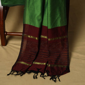 Pochampally ikat silk cotton 3pc unstitched dress material