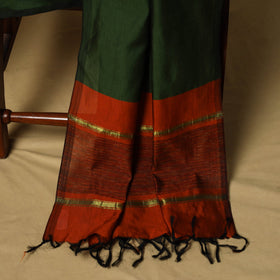 Pochampally ikat silk cotton 3pc unstitched dress material