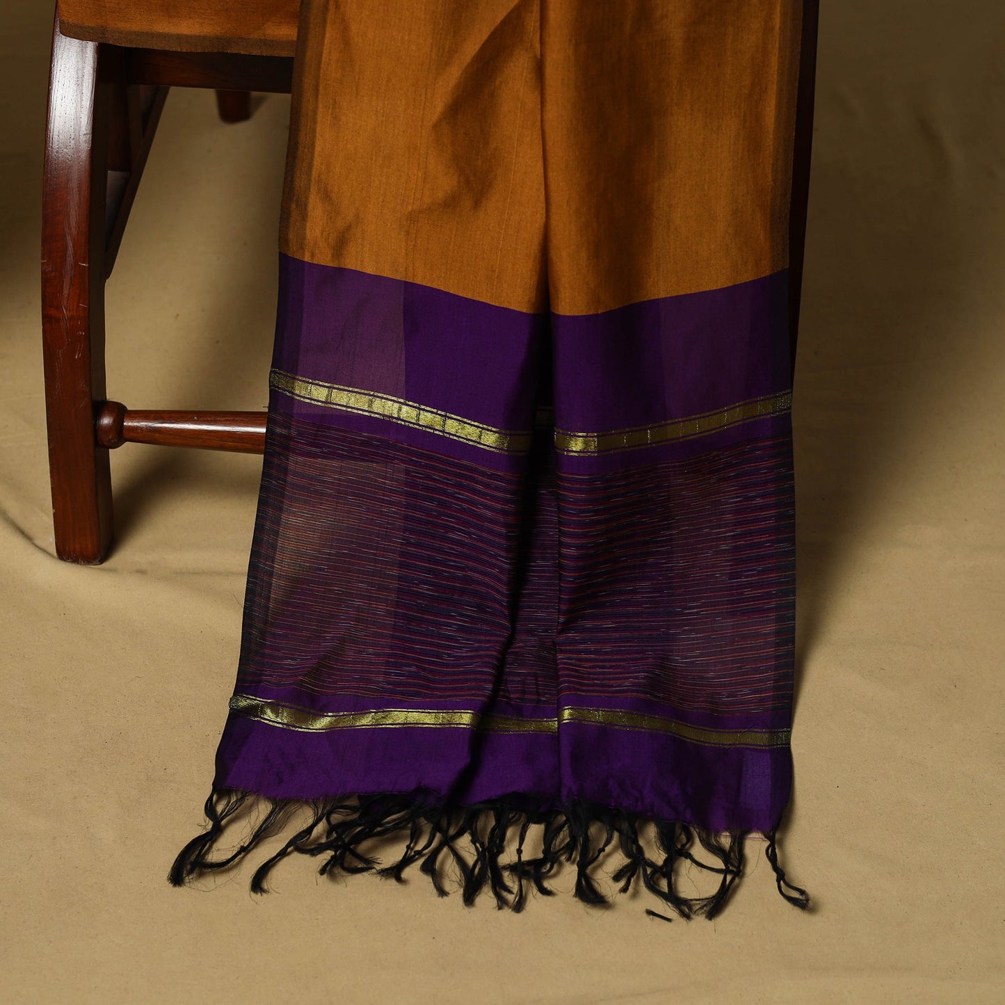 Pochampally ikat silk cotton 3pc unstitched dress material