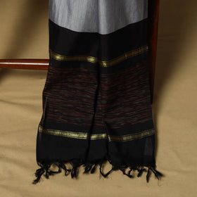 Pochampally ikat silk cotton 3pc unstitched dress material