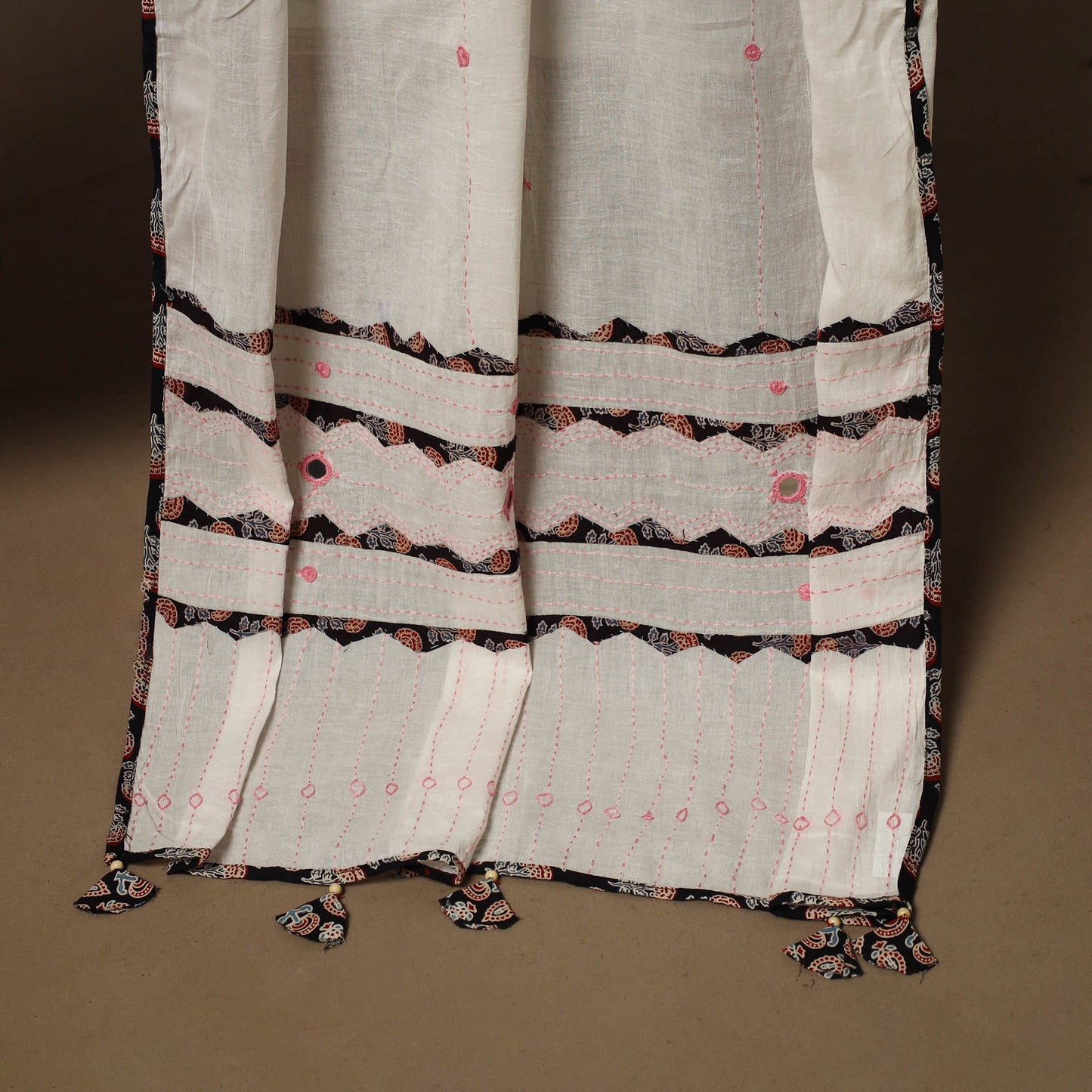 Pochampally ikat weave cotton 2pc unstitched dress material