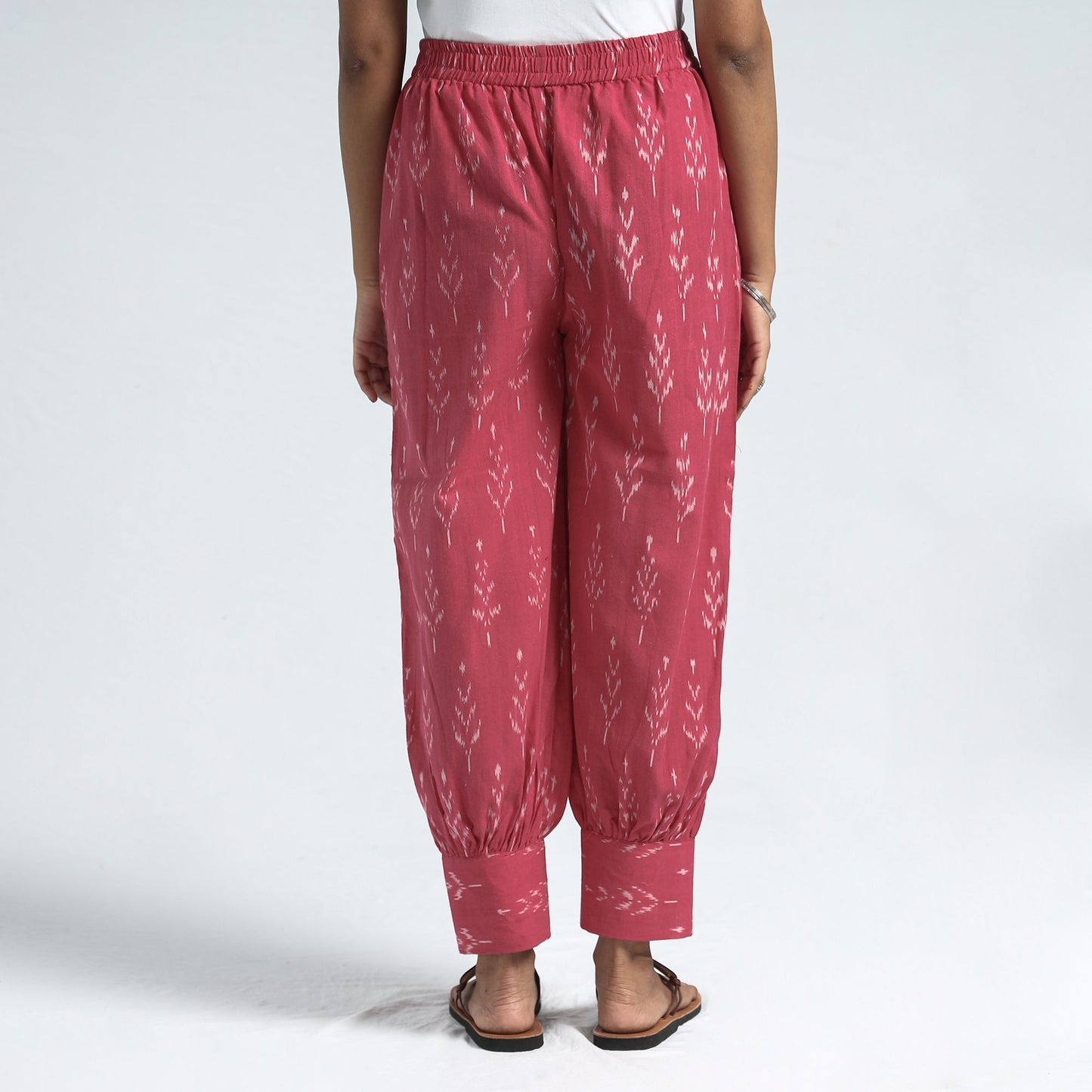 Buy Kalamkari Block Printed Cotton Elasticated Harem Pant Online at iTokri.com