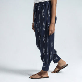 Pochampally Ikat Weave Cotton Elasticated Harem Pant