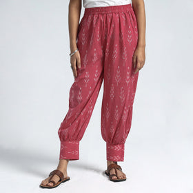 Buy Kalamkari Block Printed Cotton Elasticated Harem Pant Online at iTokri.com