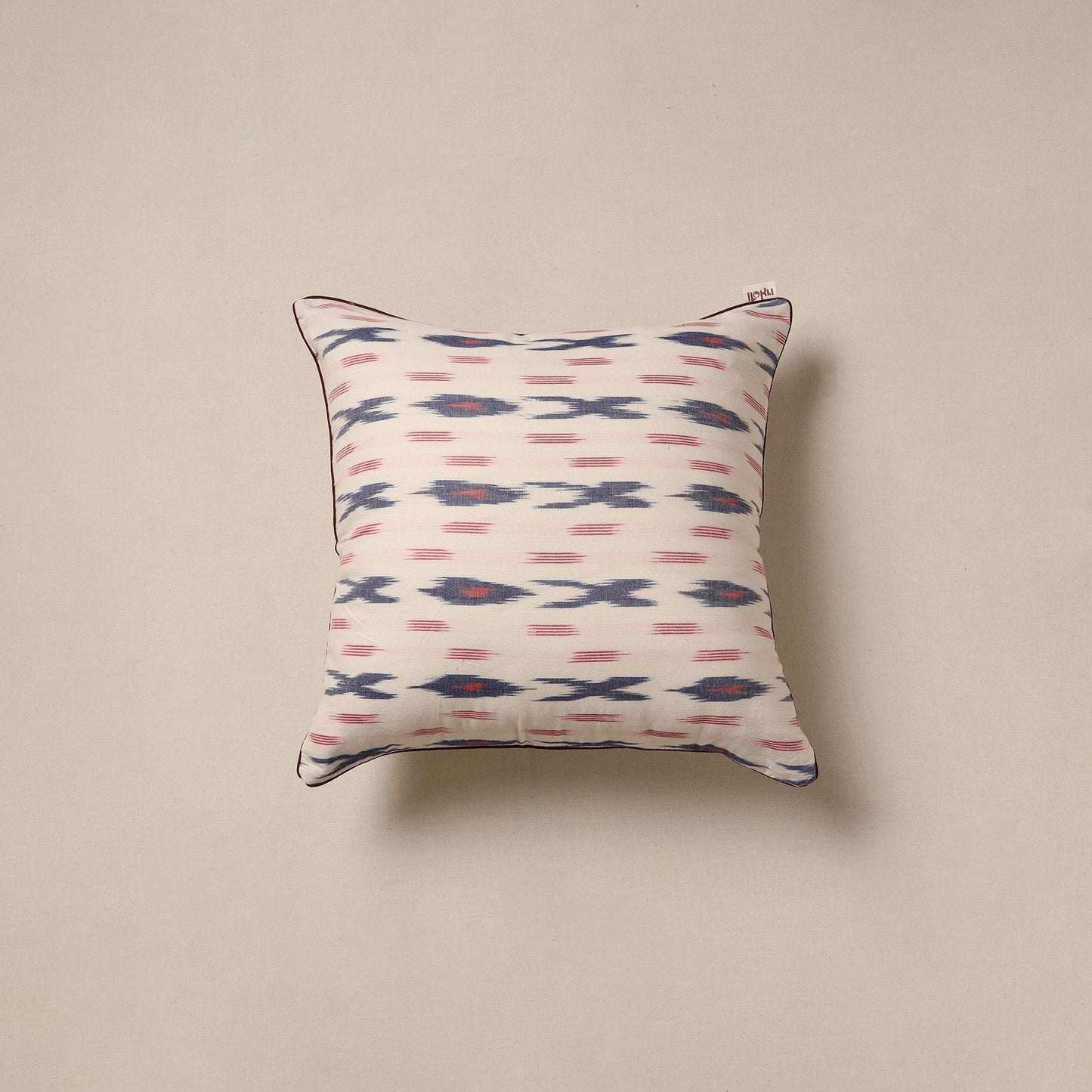 Pochampally ikat weave cushion cover 15 - handcrafted