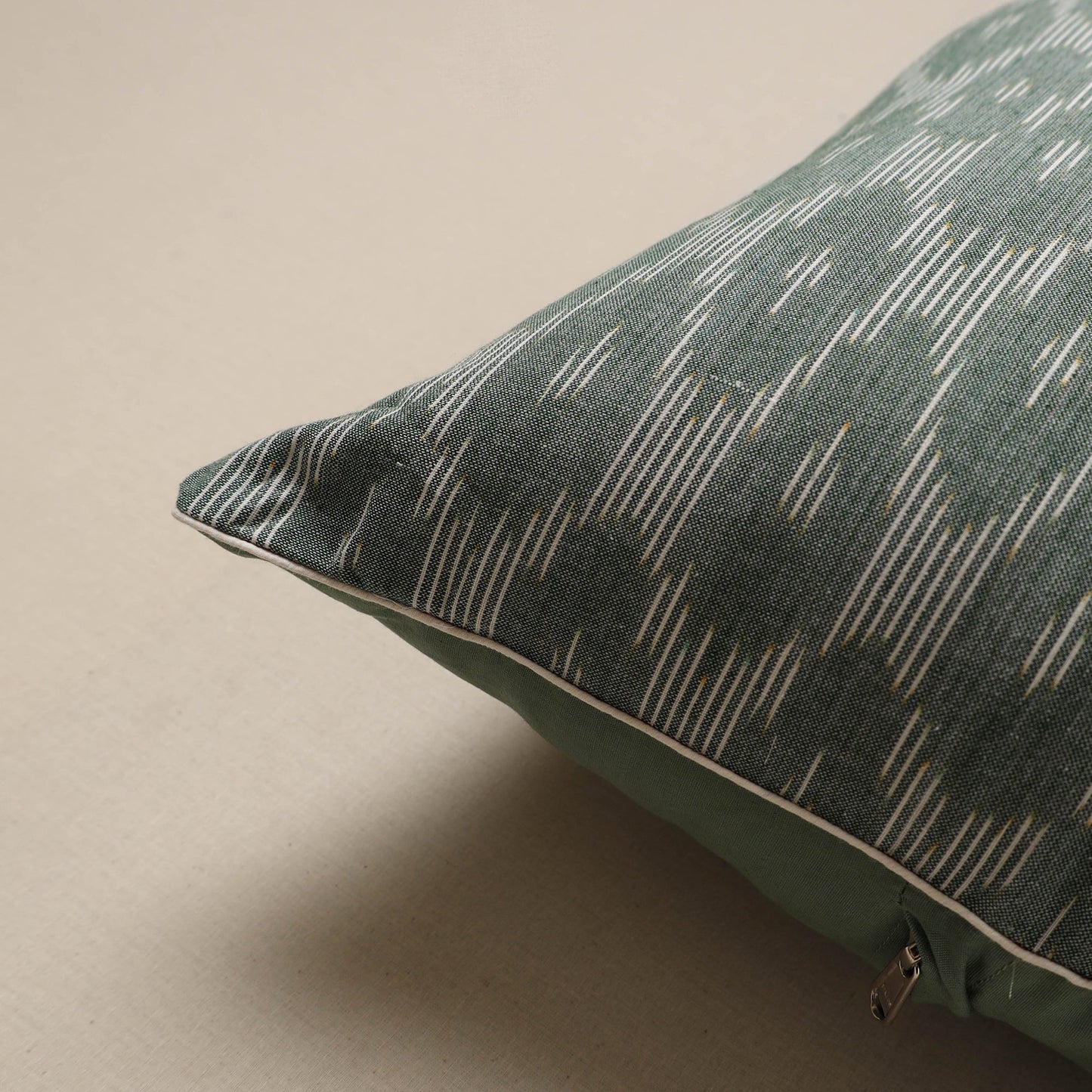 Pochampally ikat weave cushion cover 19 - handcrafted