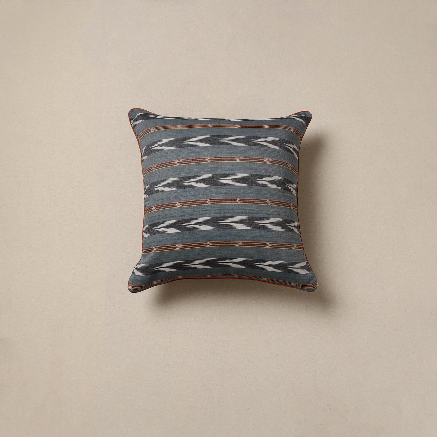 Pochampally ikat weave cushion cover 39 - handcrafted