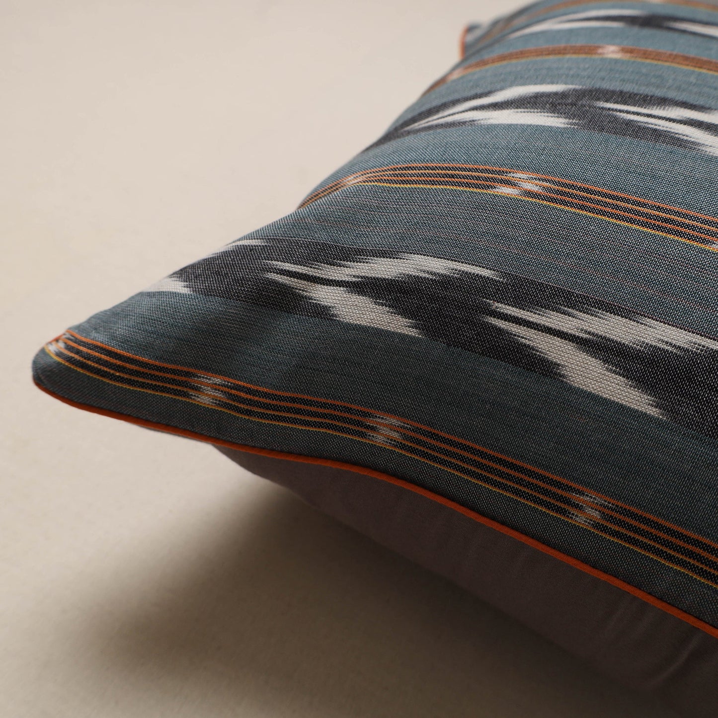 Pochampally ikat weave cushion cover 39 - handcrafted