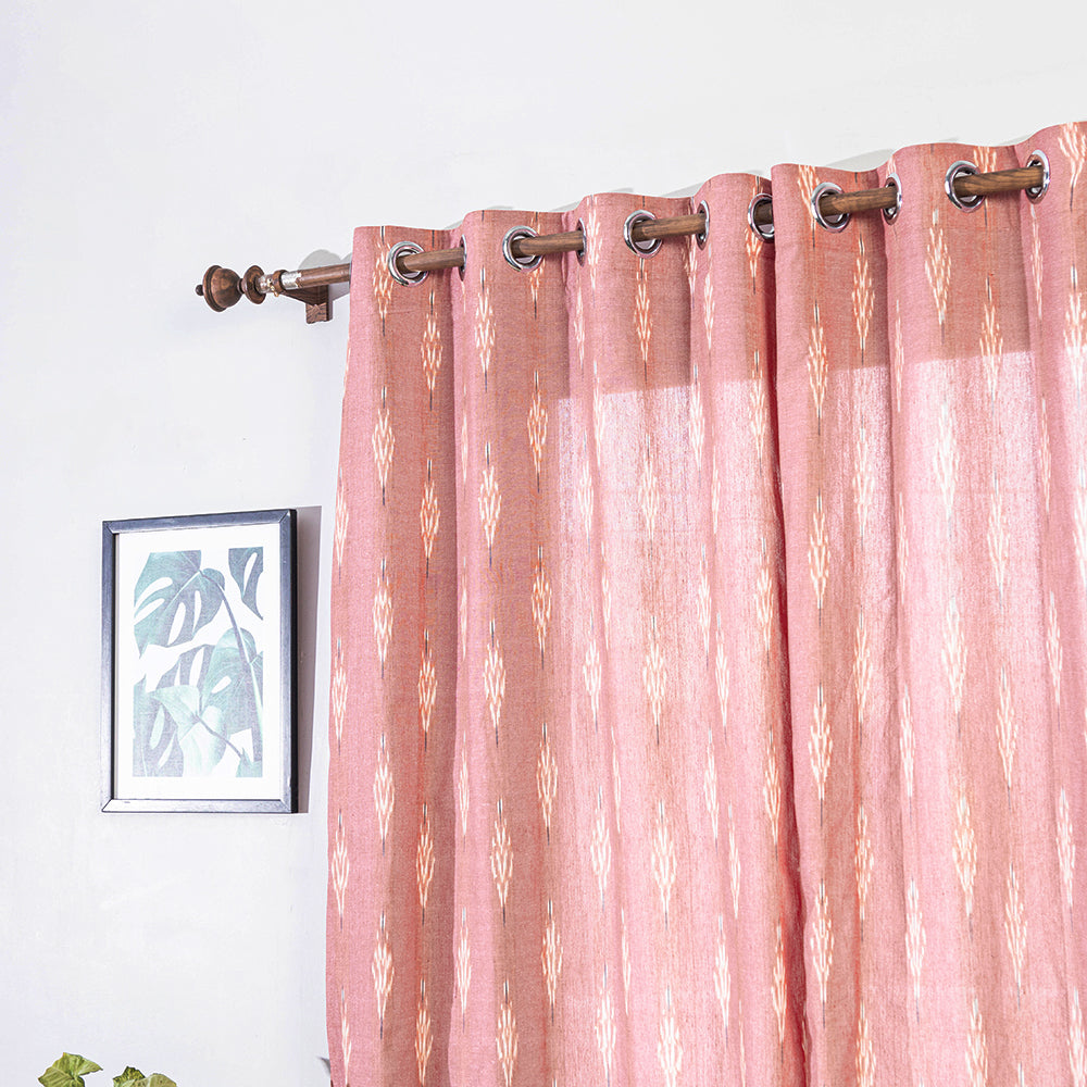 Buy Pochampally Ikat Weave Pure Cotton Fabric Door Curtain Online at iTokri.com