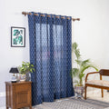 Buy Pochampally Ikat Weave Pure Cotton Fabric Door Curtain Online at iTokri.com