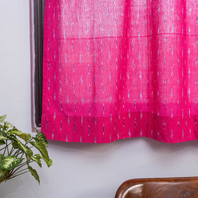 Pochampally ikat weave pure cotton fabric window curtain (5