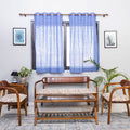 Pochampally ikat weave pure cotton fabric window curtain (5