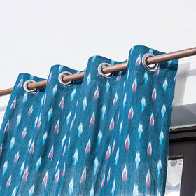 Buy Pochampally Ikat Weave Pure Cotton Fabric Door Curtain Online at iTokri.com