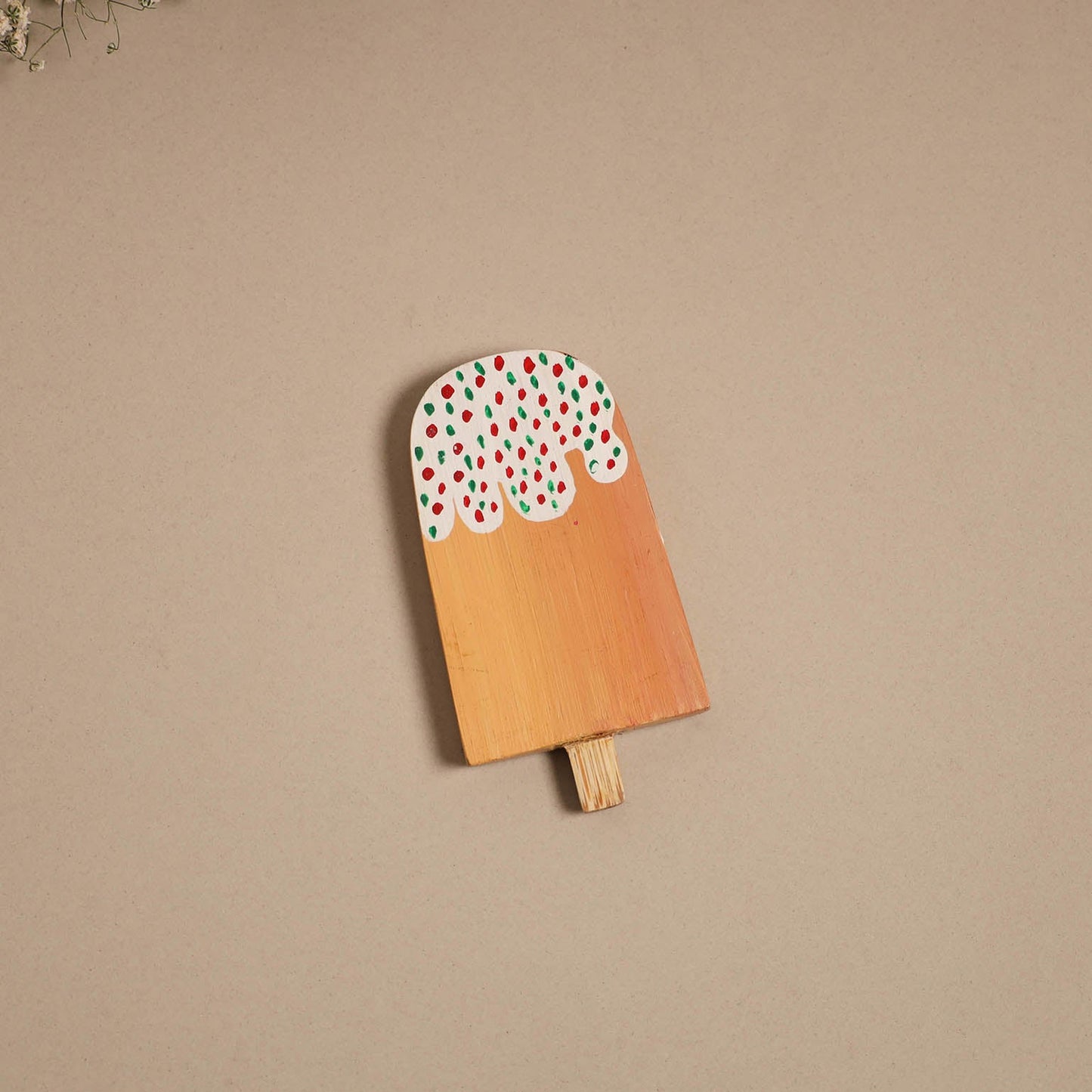 Popsicle - kerala mural handpainted bamboo fridge magnet 18