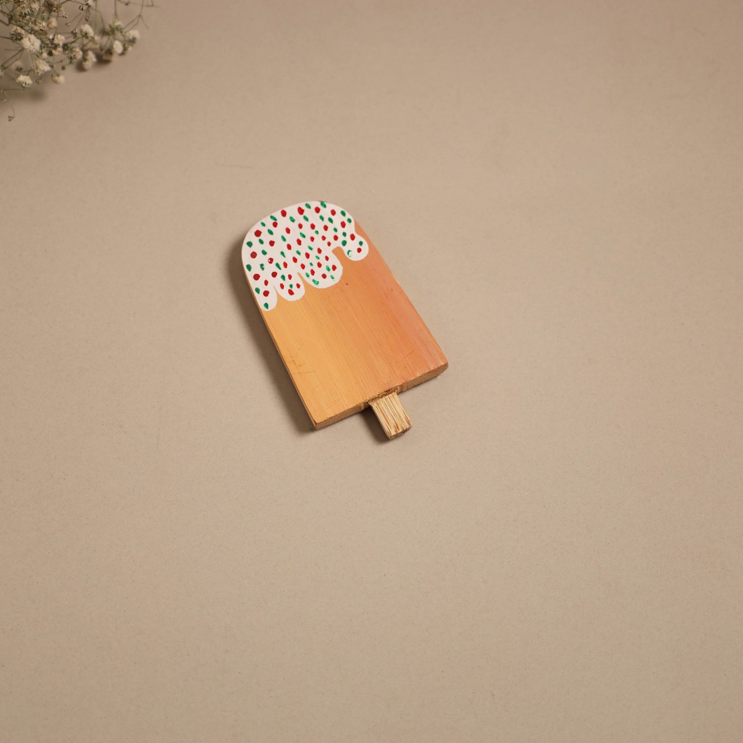 Popsicle - kerala mural handpainted bamboo fridge magnet 18