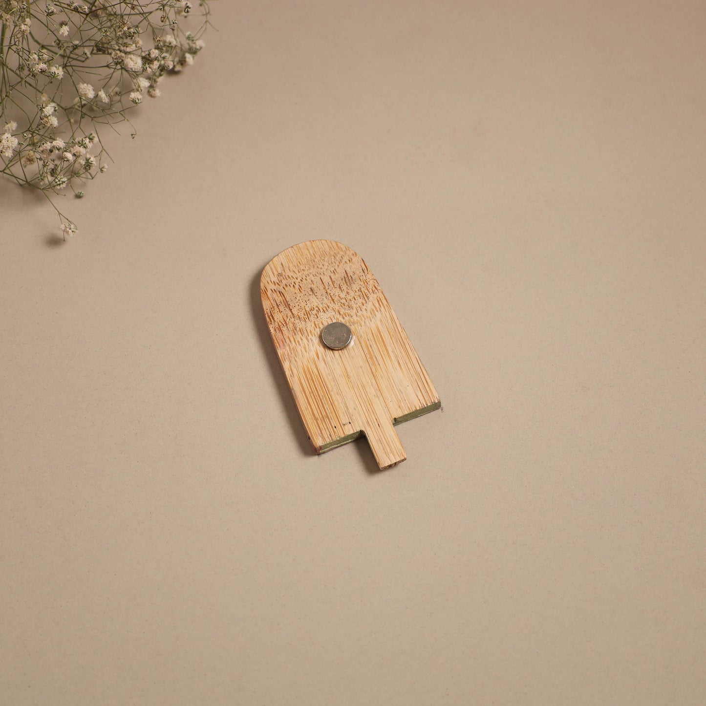 Popsicle - kerala mural handpainted bamboo fridge magnet 19