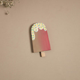 Popsicle - kerala mural handpainted bamboo fridge magnet 19