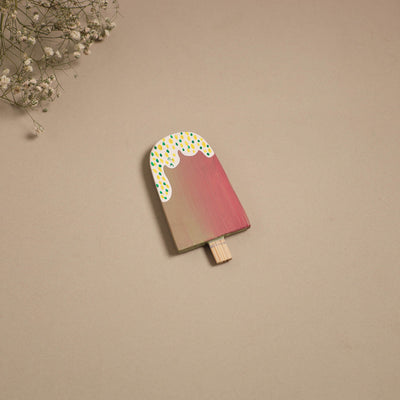 Popsicle - kerala mural handpainted bamboo fridge magnet 19