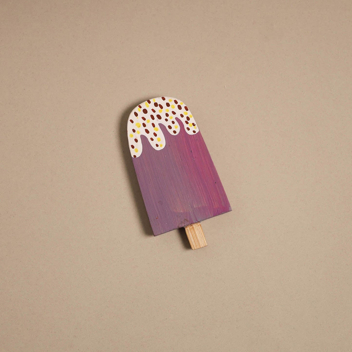 Popsicle - kerala mural handpainted bamboo fridge magnet 21