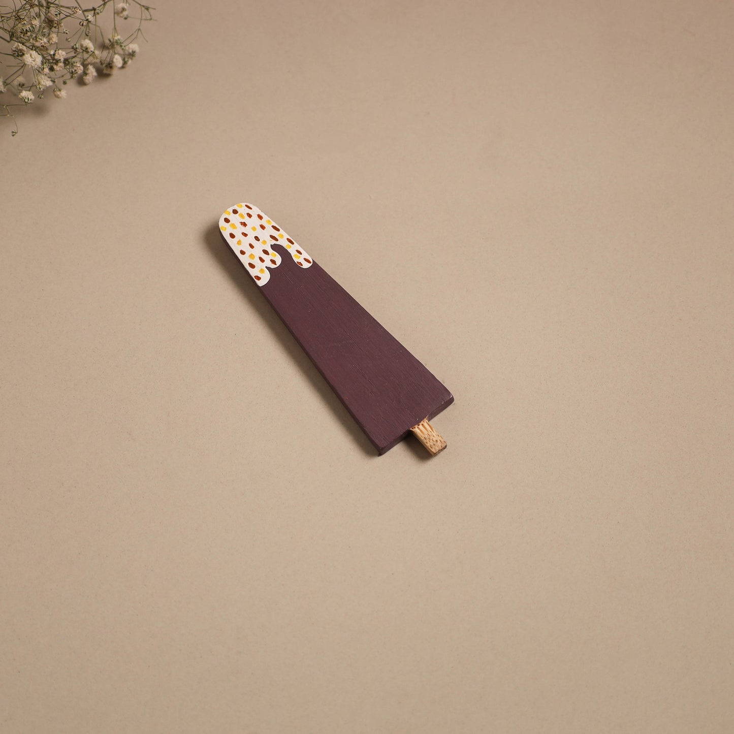 Popsicle - kerala mural handpainted bamboo fridge magnet 23